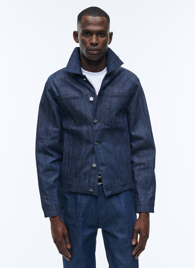 Blouson bleu denim homme Fursac - M3AMMA-AX11-33