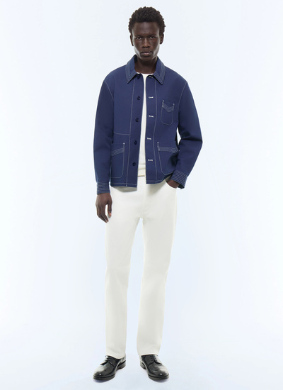 Blouson bleu encre homme Fursac - M3DOLE-DM15-D029