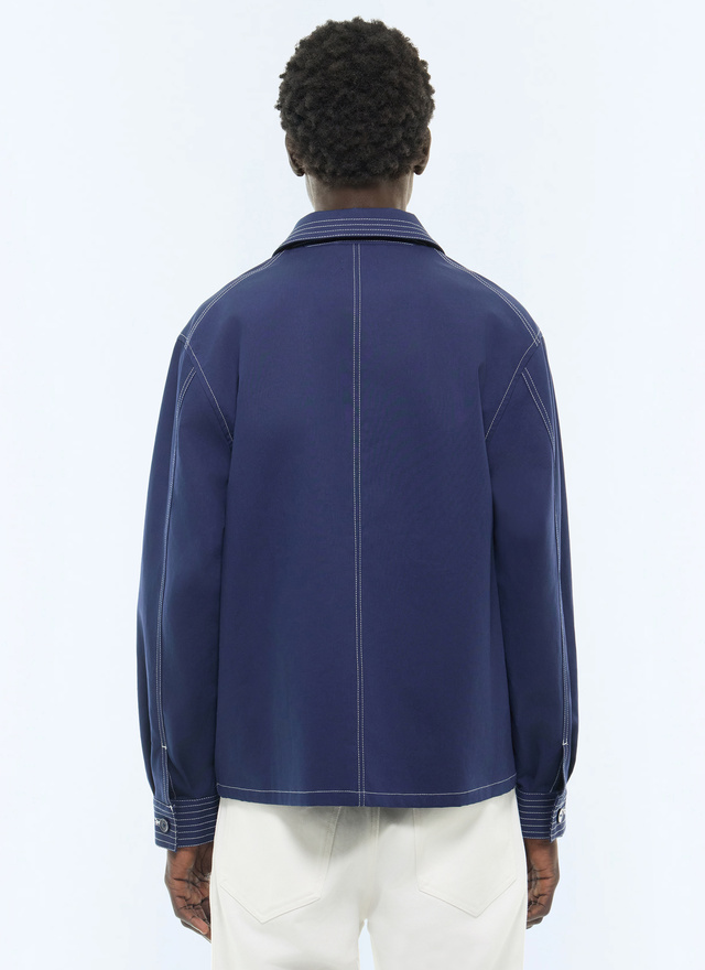 Blouson homme toile de coton biologique Fursac - M3DOLE-DM15-D029