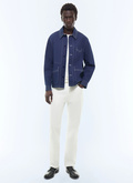 Blouson en toile de coton biologique - M3DOLE-DM15-D029
