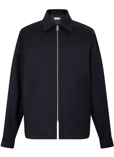 Blouson bleu homme twill cavalry de coton certifié Fursac - M3FEAS-EM01-D030