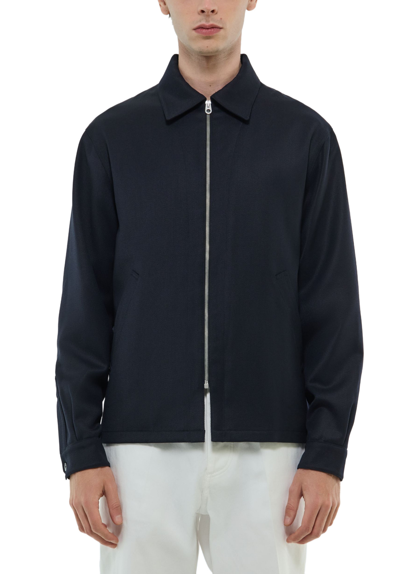Blouson bleu marine homme Fursac - M3FEAS-EM01-D030