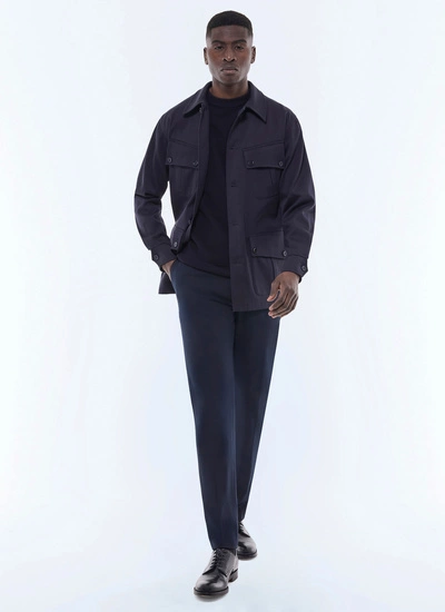 Blouson homme twill cavalry de coton certifié Fursac - M3FUEL-EM01-D030