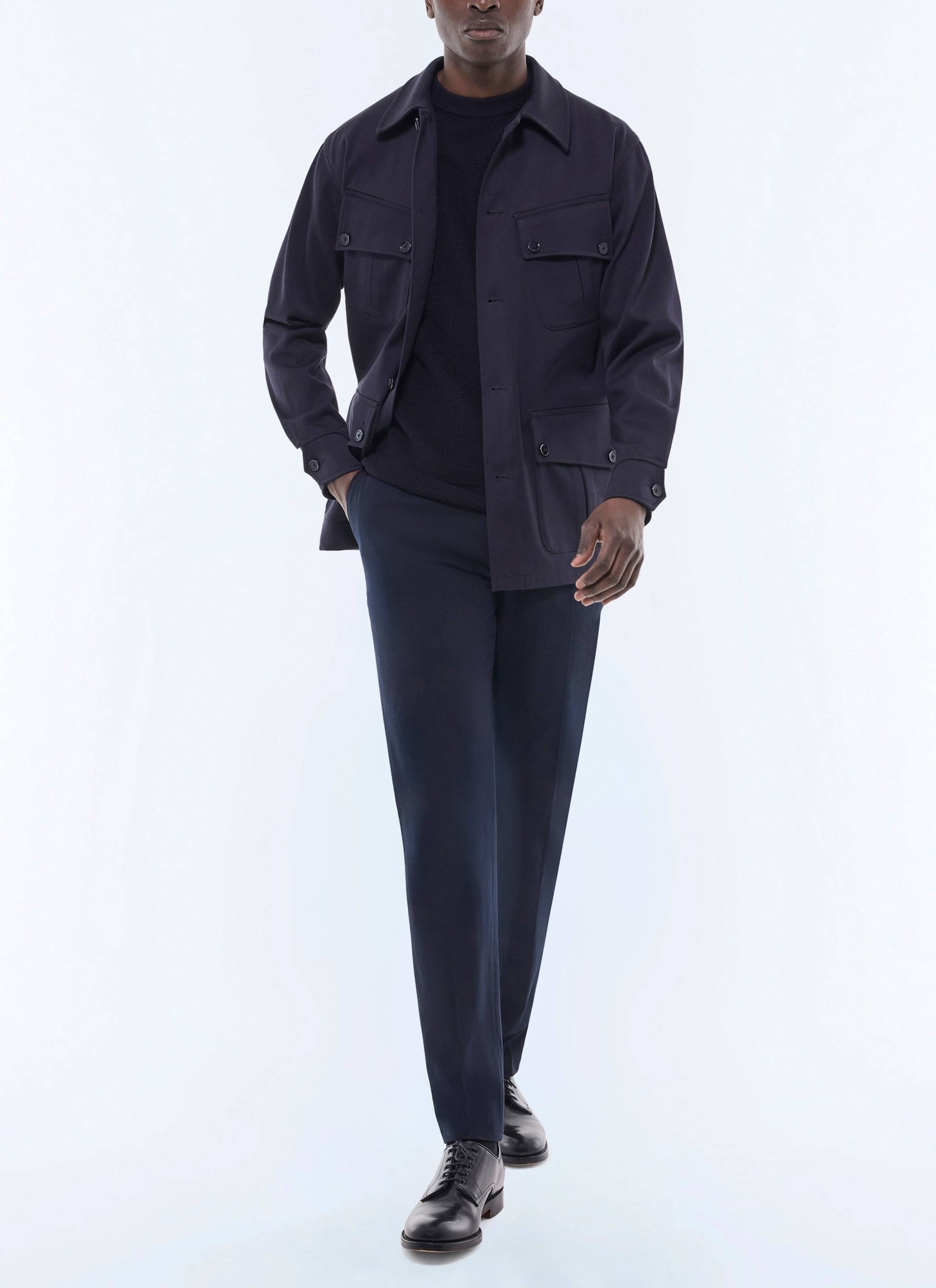 Blouson bleu marine homme Fursac - M3FUEL-EM01-D030