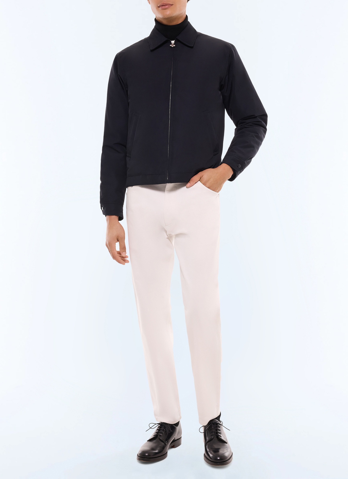 Blouson bleu marine homme Fursac - M3GLAN-VM03-30