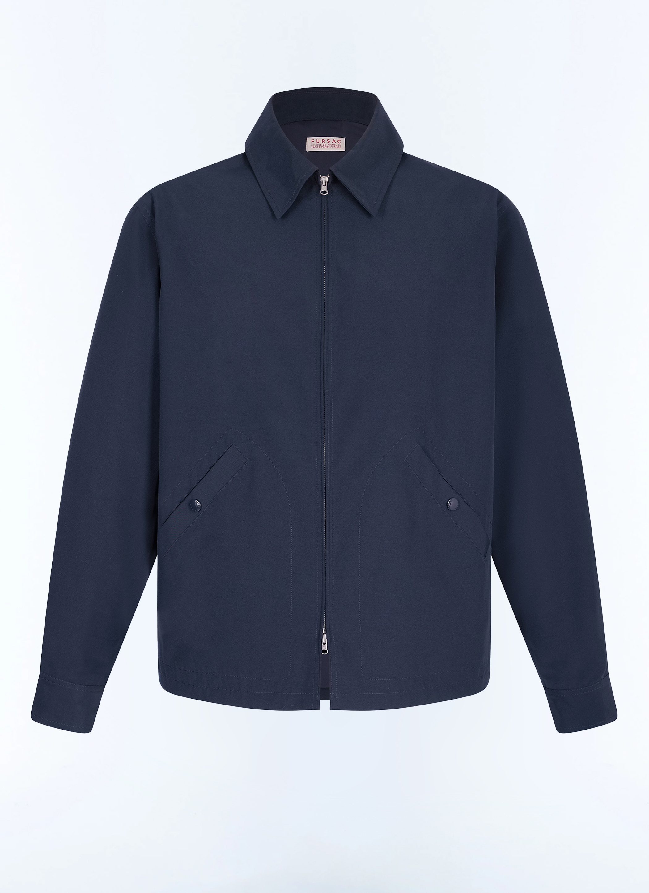 FURSAC - Blouson en tissu technique déperlant - Homme - Taille XXL - Bleu - Coupe Droite