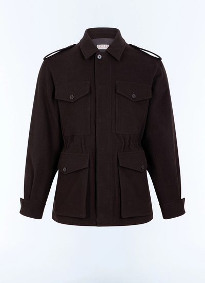Blouson brun homme tissu principal: 60% laine, 40% polyamidedoublure: 100% polyester Fursac - M3GILD-LM14-G019