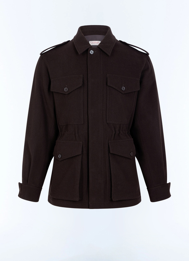 Blouson brun homme tissu principal: 60% laine, 40% polyamidedoublure: 100% polyester Fursac - M3GILD-LM14-G019