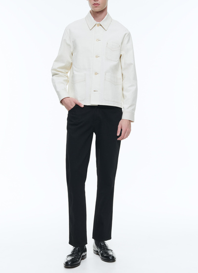 Blouson ecru homme Fursac - M3DOLE-DM15-A002