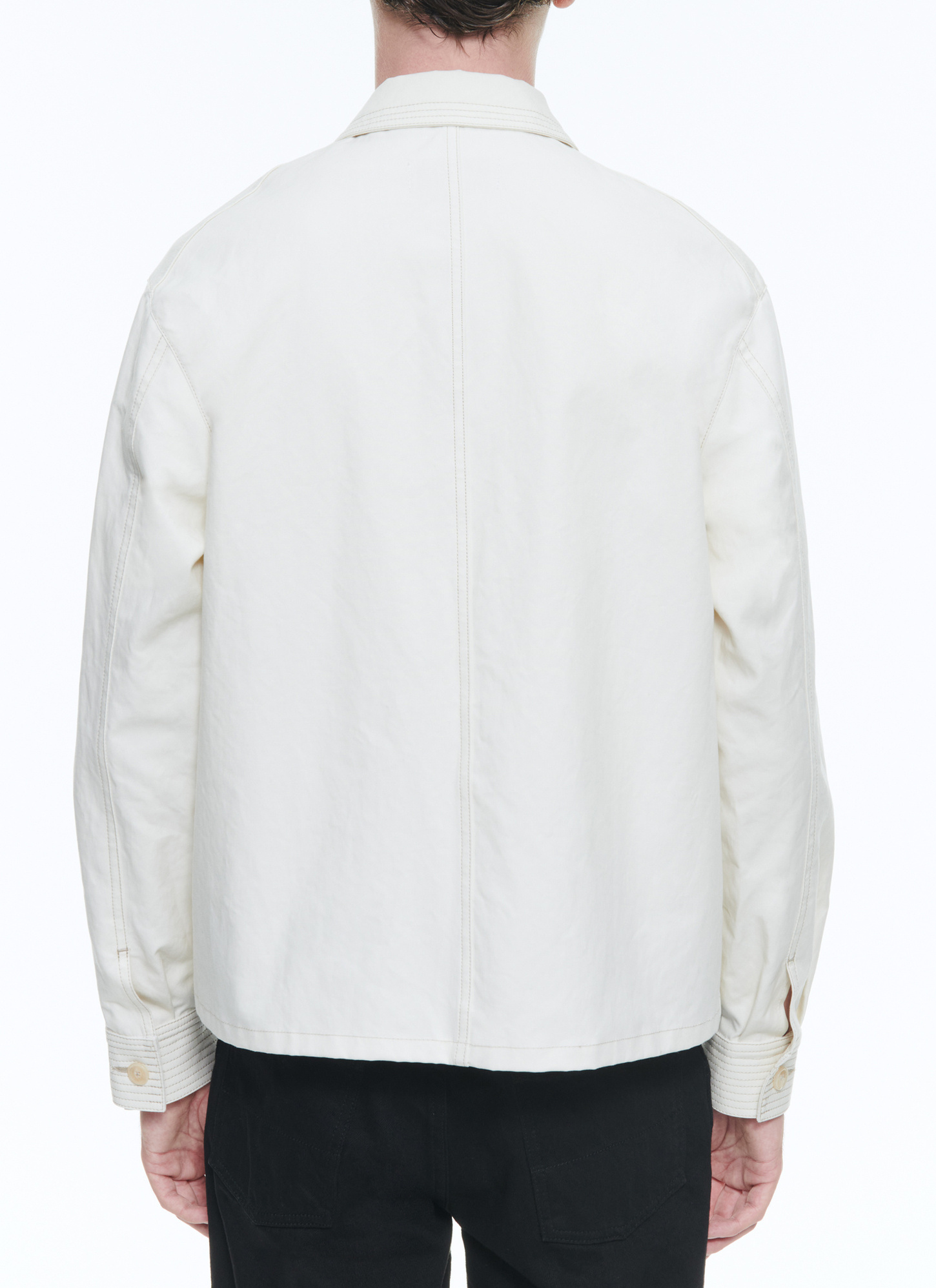 Blouson homme toile de coton biologique Fursac - M3DOLE-DM15-A002