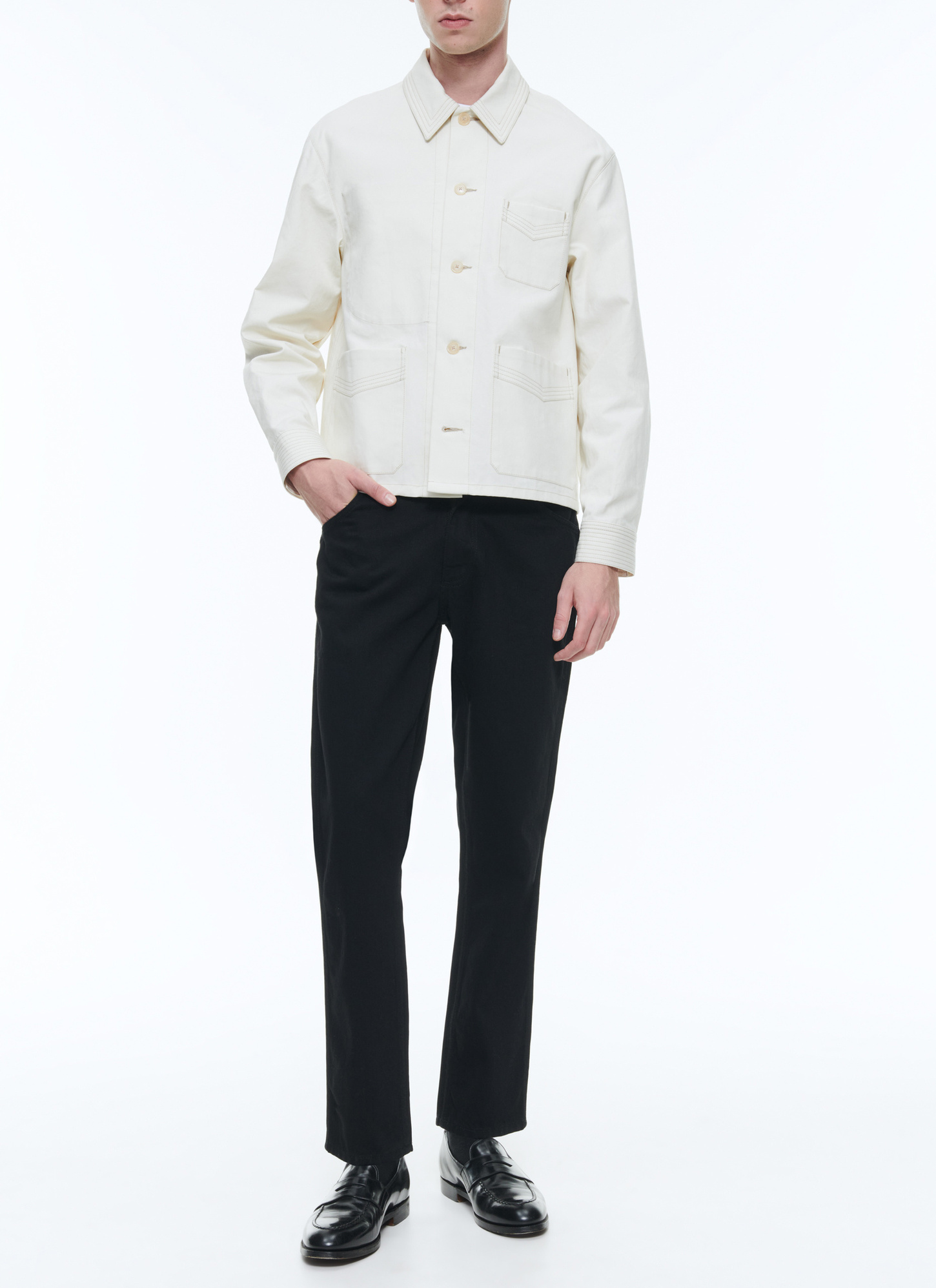 Blouson ecru homme Fursac - M3DOLE-DM15-A002