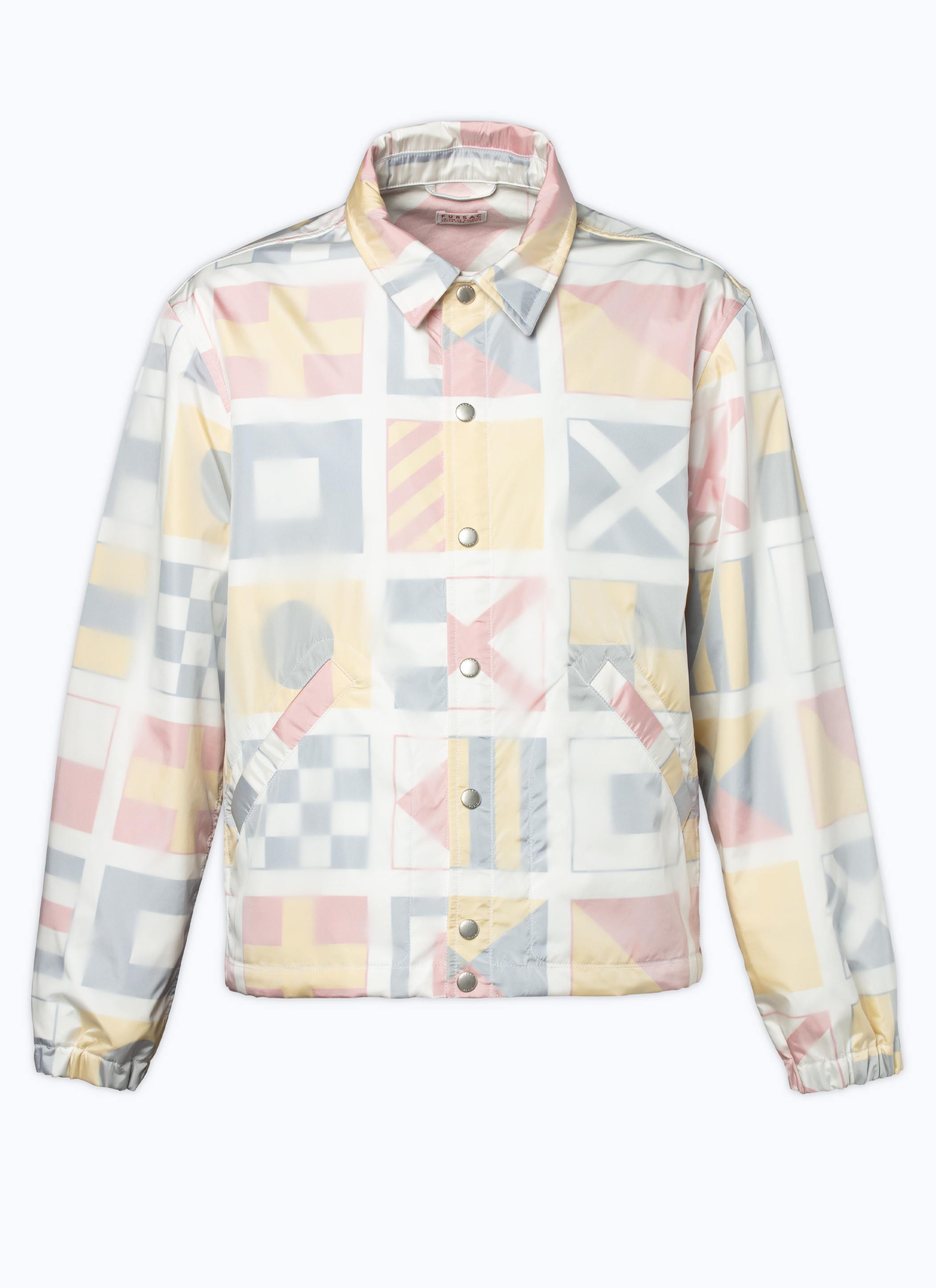 FURSAC - Blouson imprimé en toile technique - Homme - Taille XL - Blanc