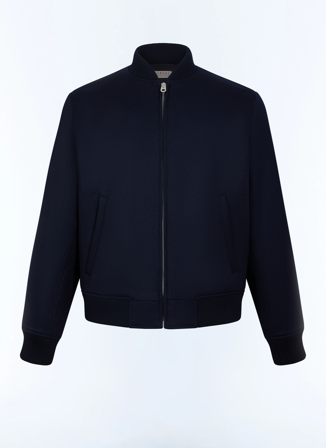 Blouson bleu homme tissu principal: 100% laine viergedoublure: 100% viscose Fursac - M3LOBI-LM07-D030