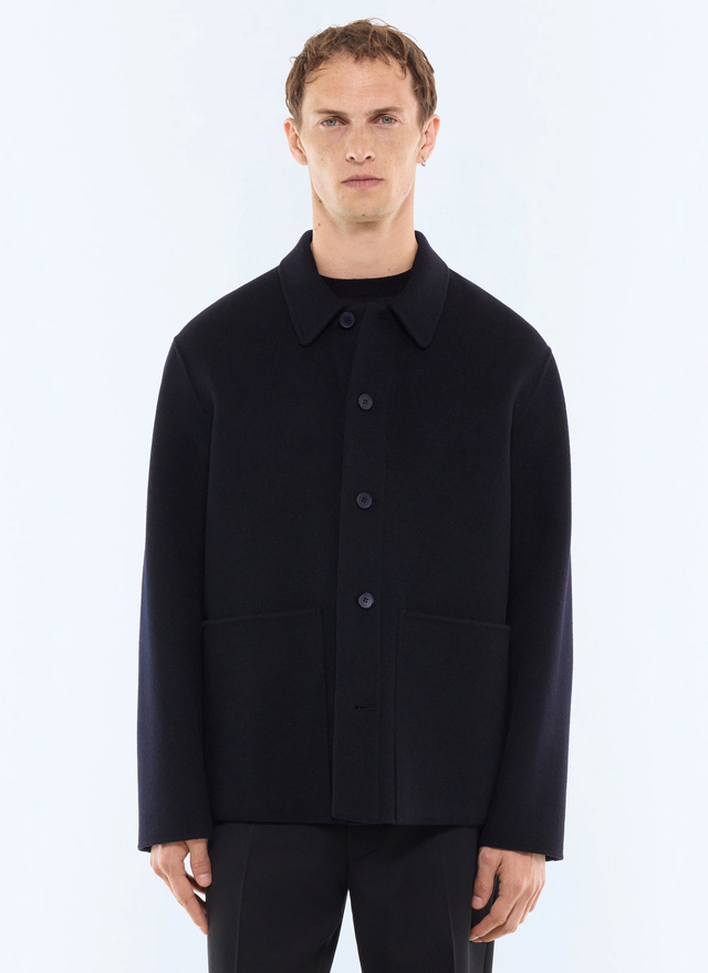 Blouson homme marine tissu principal: 100% lainedoublure: aucune Fursac - M3LORK-JM13-D030
