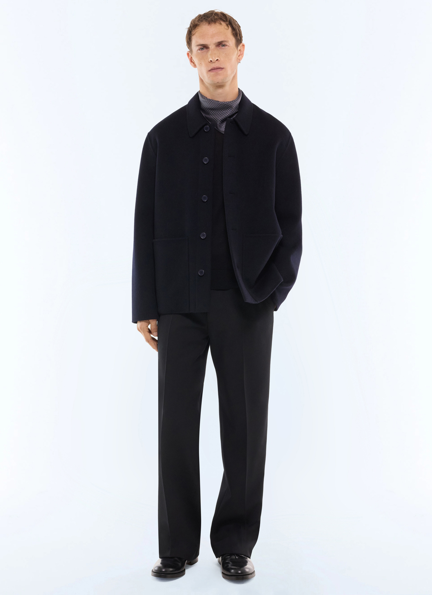 Blouson marine homme Fursac - M3LORK-JM13-D030