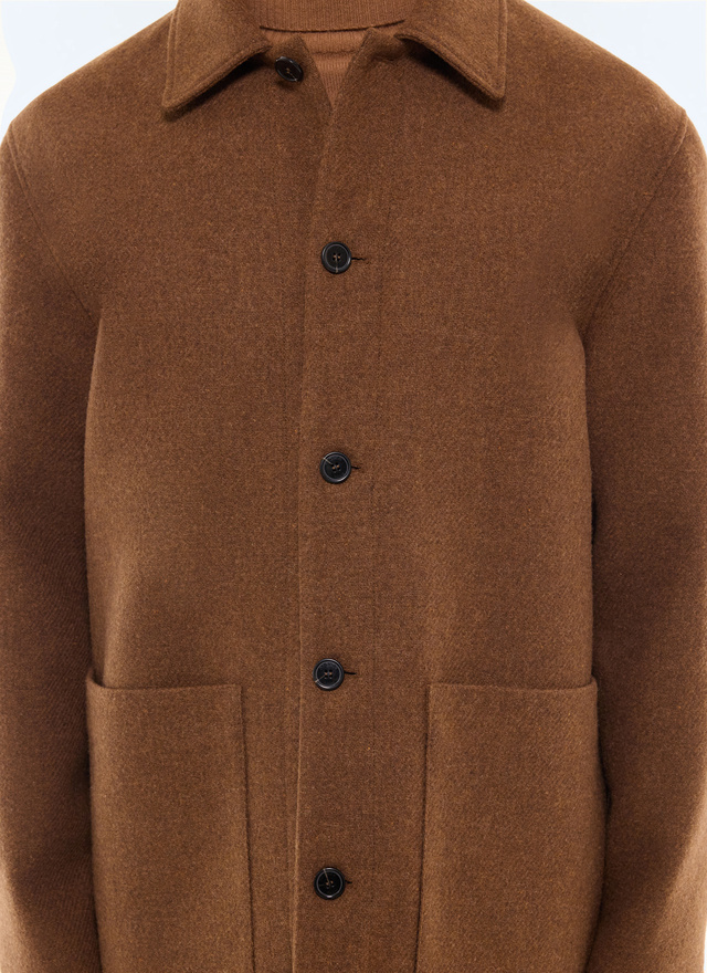 Blouson tabac homme Fursac - M3LARK-LM33-G021