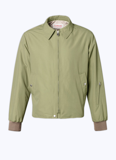 Blouson vert olive homme coton et polyamide Fursac - M3BANG-VM03-44