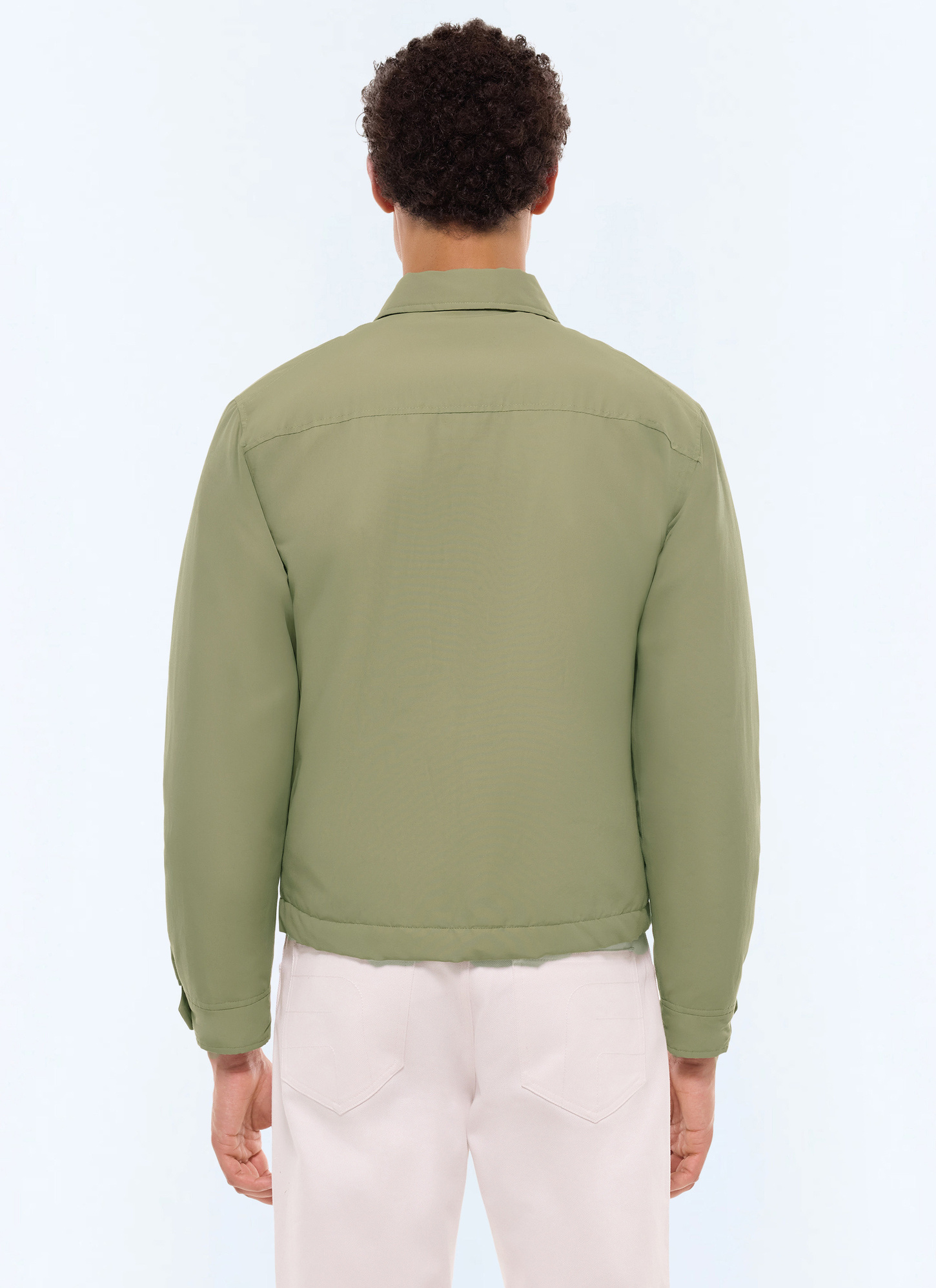 Blouson vert homme tissu déperlant Fursac - M3GLAN-VM03-44