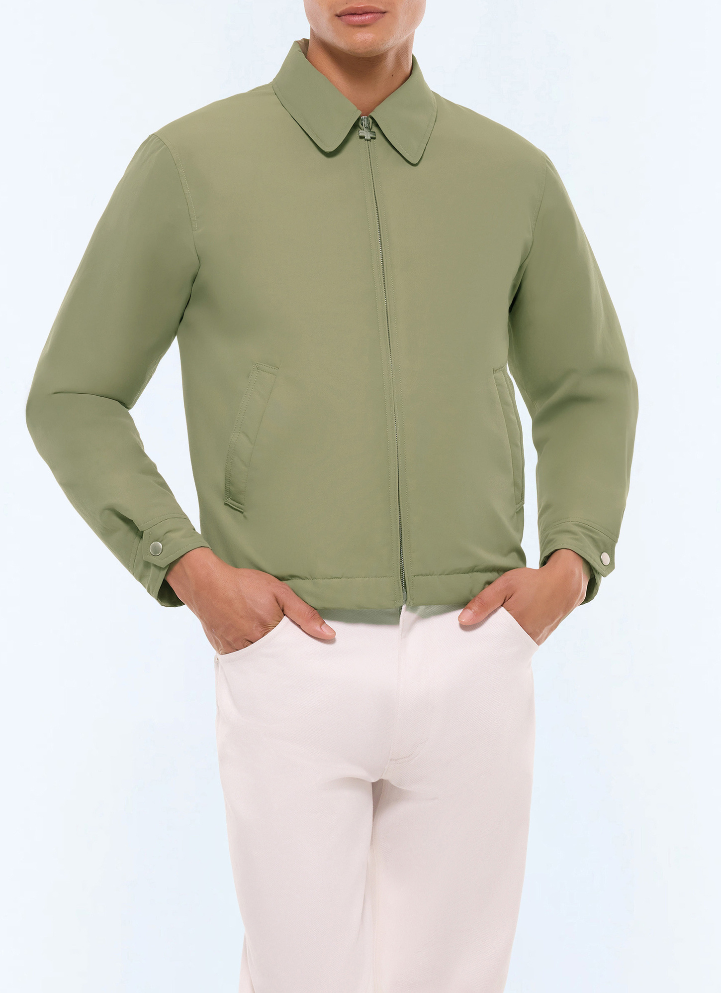Blouson vert olive homme Fursac - M3GLAN-VM03-44