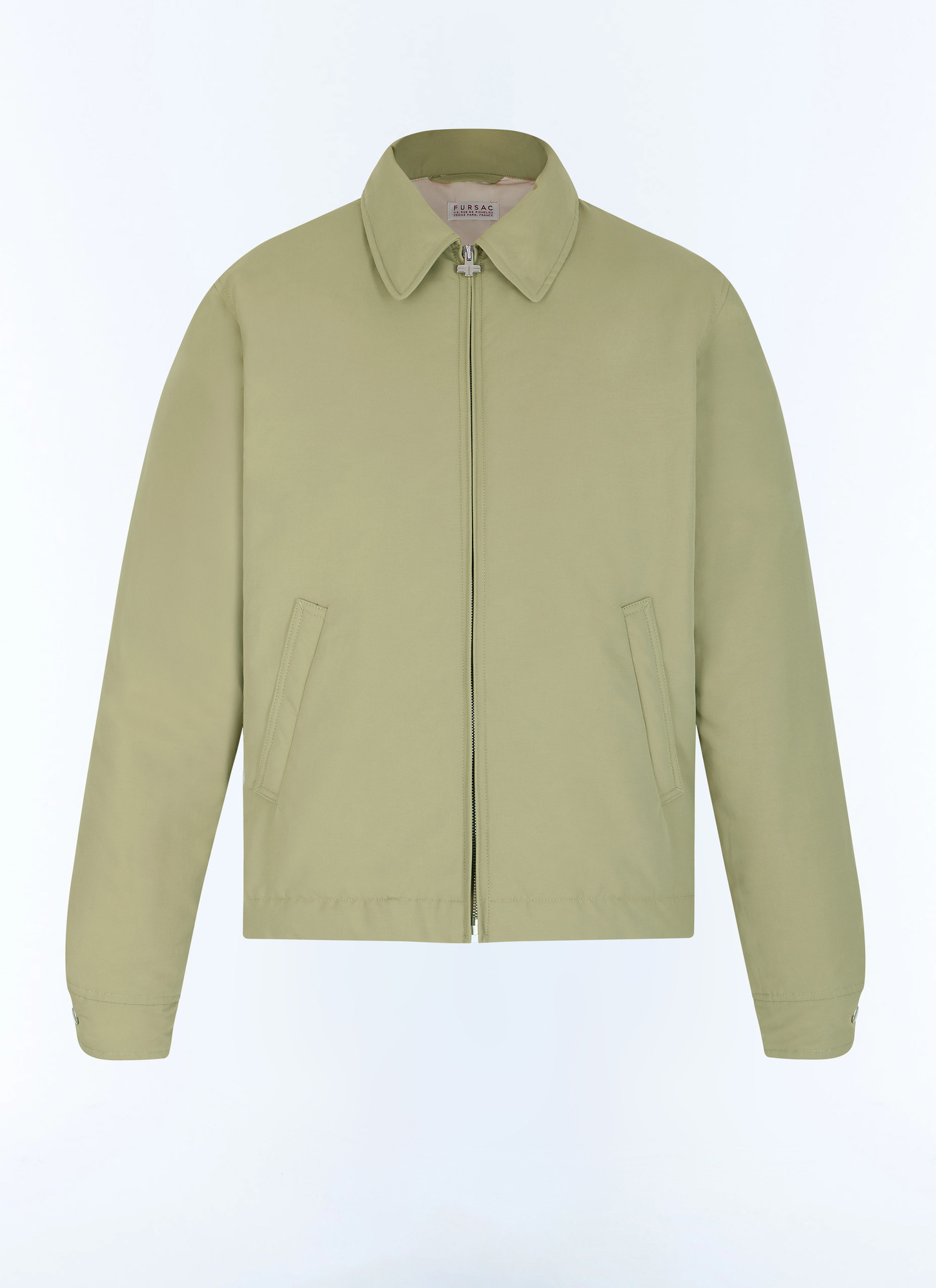 Blouson vert olive homme tissu déperlant Fursac - M3GLAN-VM03-44