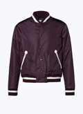 Bomber "Arc de Triomphe" en nylon violet - M3ADDY-TM19-86