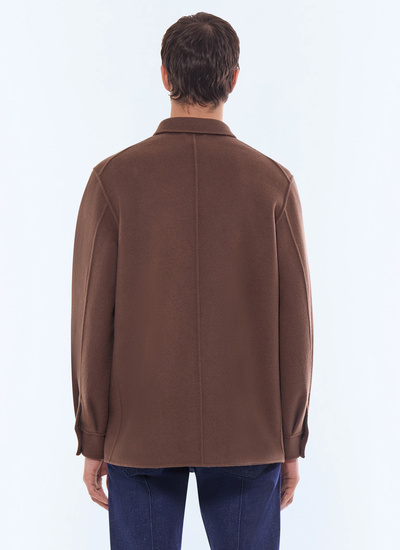 Manteau Court Homme En Laine - Trench Coat élégant, Coupe-vent, Pour Affaires Ou Casual, Hiver