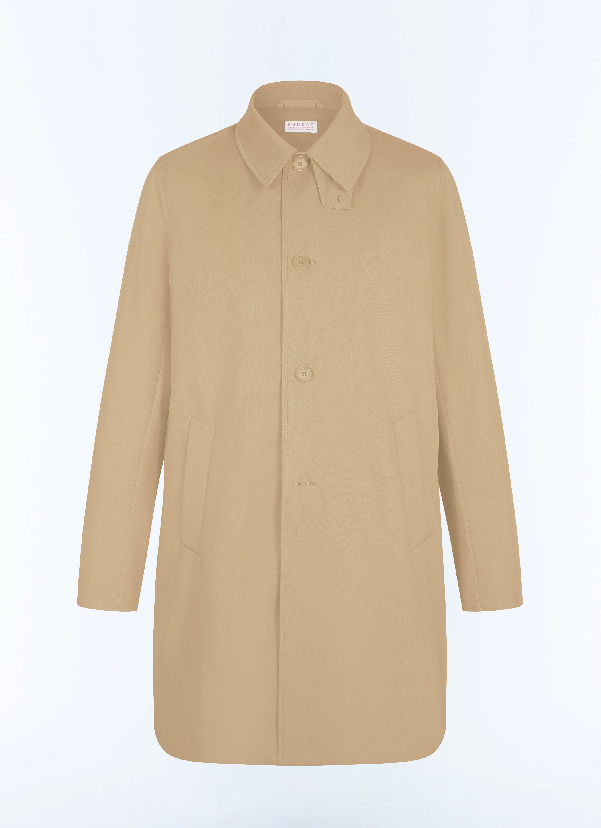 FURSAC - Mac en serge de coton déperlant - Homme - Taille XXL - Beige