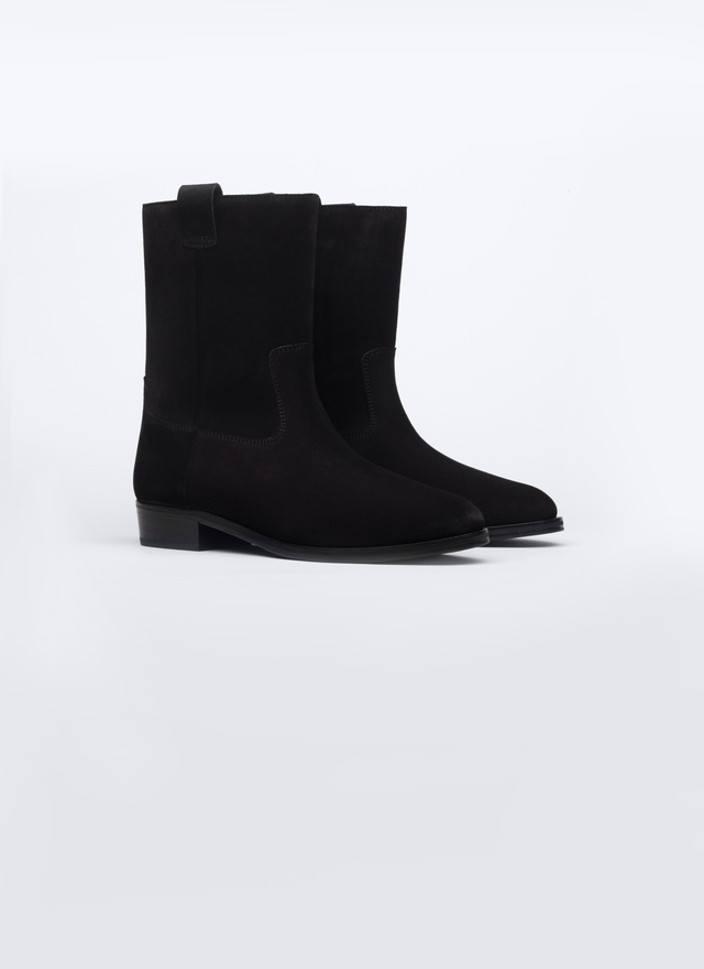 Men's calf split leather boots Fursac - LBOTTE-AL09-20