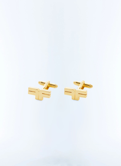Boutons De Manchette Homme Dorés En Forme De Feuille D'érable - Accessoire élégant Pour Chemise