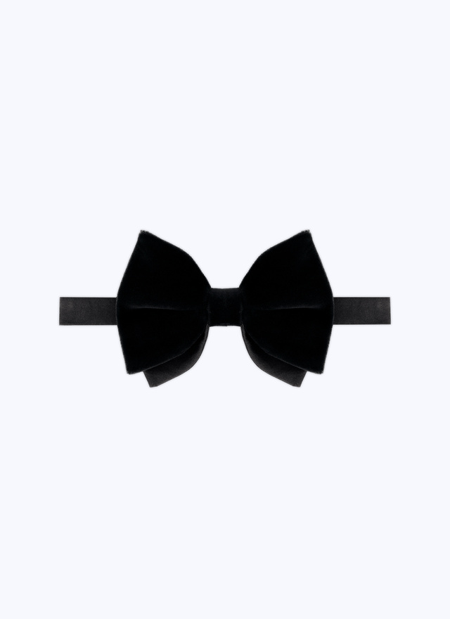 Men's bow tie black velvet Fursac - 21HD2TIMO-C711/20