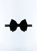 Black velvet bow tie - D2TIMO-C711-20