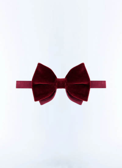 Men's velvet bow tie Fursac - D2TIMO-C711-74