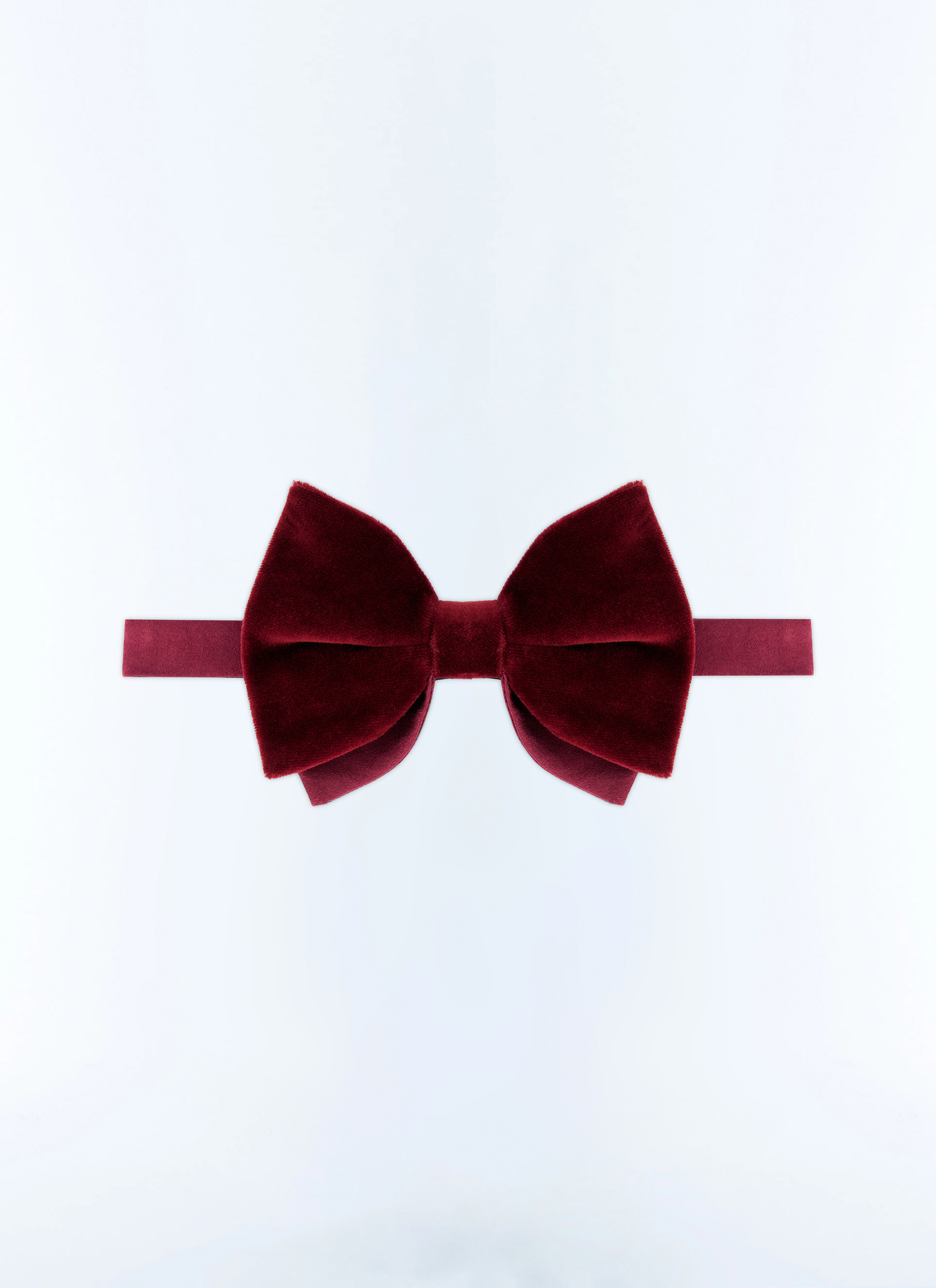 Men's velvet bow tie Fursac - D2TIMO-C711-74