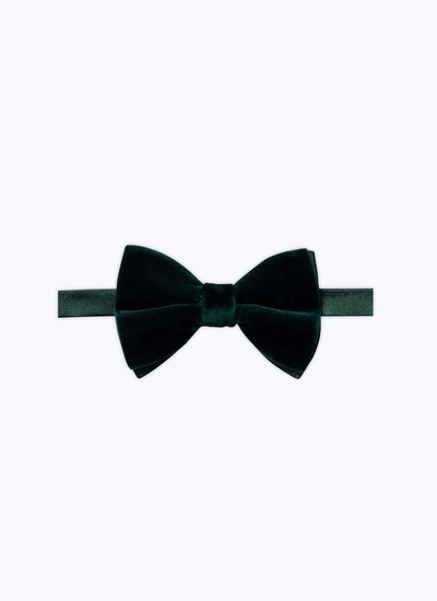 Men's bow tie green velvet Fursac - 22HD2TIMO-RC66/40