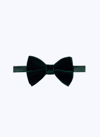 Men's bow tie green velvet Fursac - D2TIMO-RC66-40
