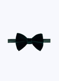 Green velvet bow tie - D2TIMO-RC66-40