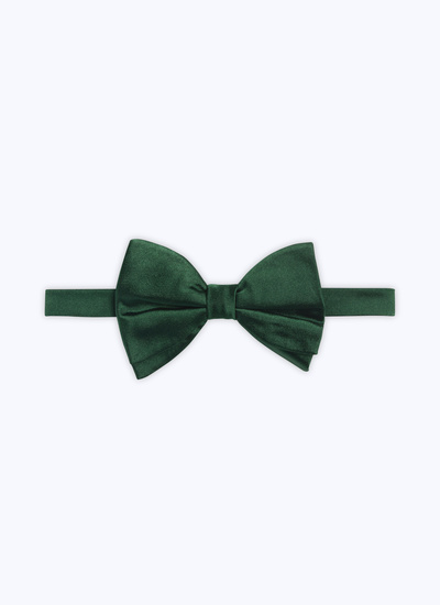 Men's bow tie emerald green silk Fursac - 22ED2TIMO-VR24/41