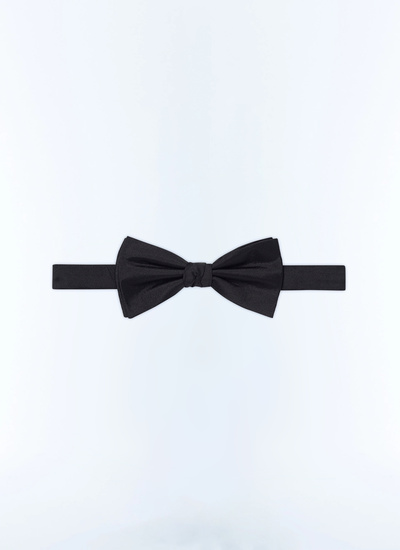 Men's black bow tie Fursac - D2NPAP-D214-20