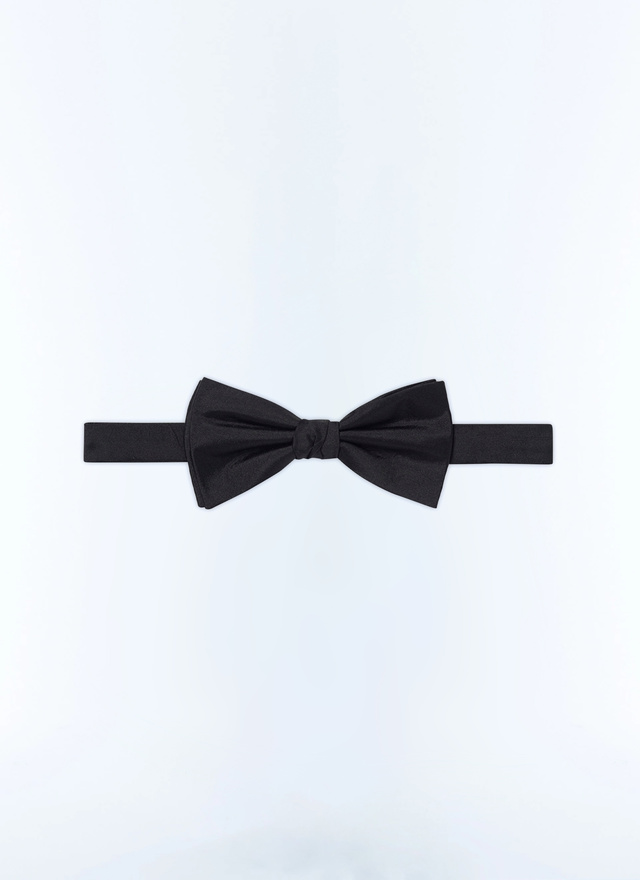 Men's black bow tie Fursac - D2NPAP-D214-20