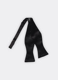 Black satin bow tie - D2POMA-D214-20