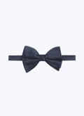 Navy blue satin bow tie - D2TIMO-VR24-30