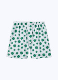 Boxer shorts in cotton with clover print - P3VLIP-BX20-40