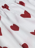 Boxer shorts in cotton with heart print - 22EP3VLIP-VX20/75