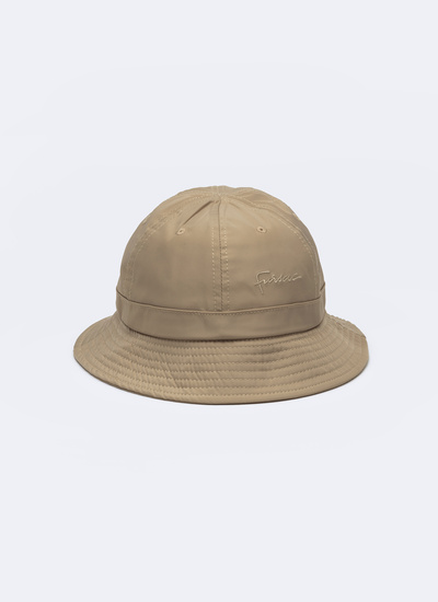 Men's beige bucket Hat Fursac - D2BOBB-BM07-08