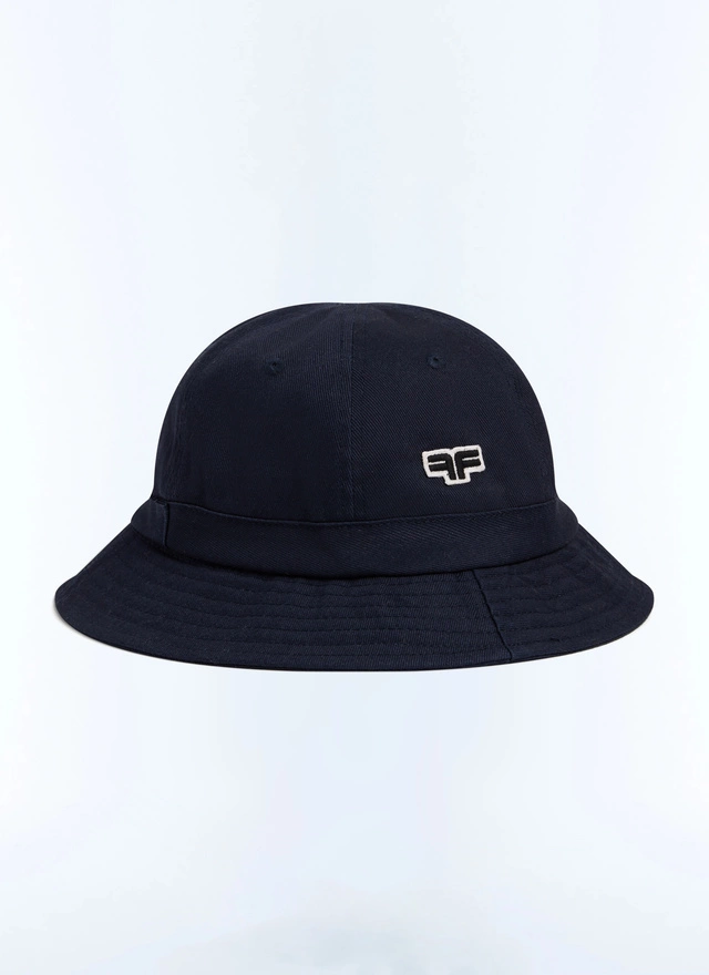 Men's navy blue bucket Hat Fursac - D2BOBB-BR17-D030