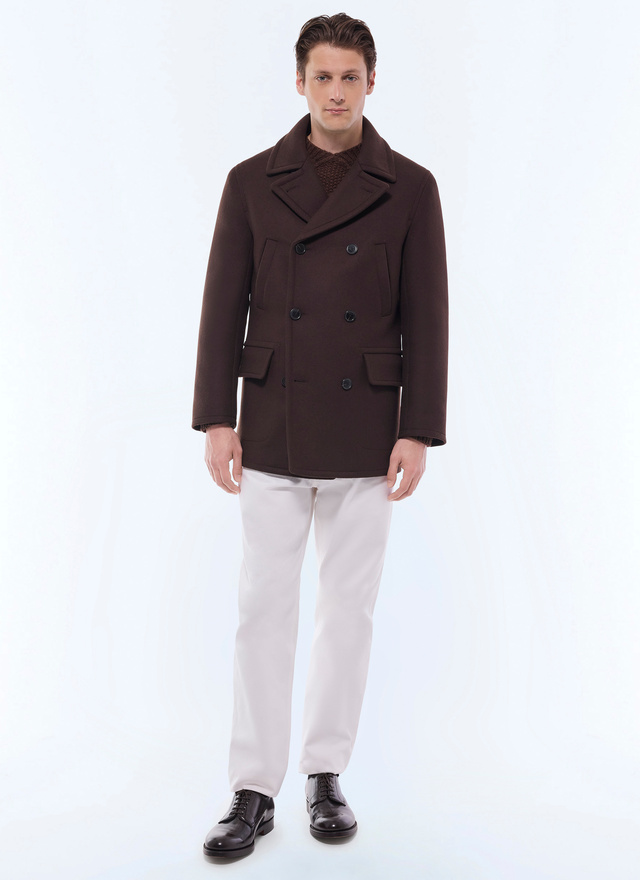 Caban marron homme Fursac - M3ABAN-GM28-G018