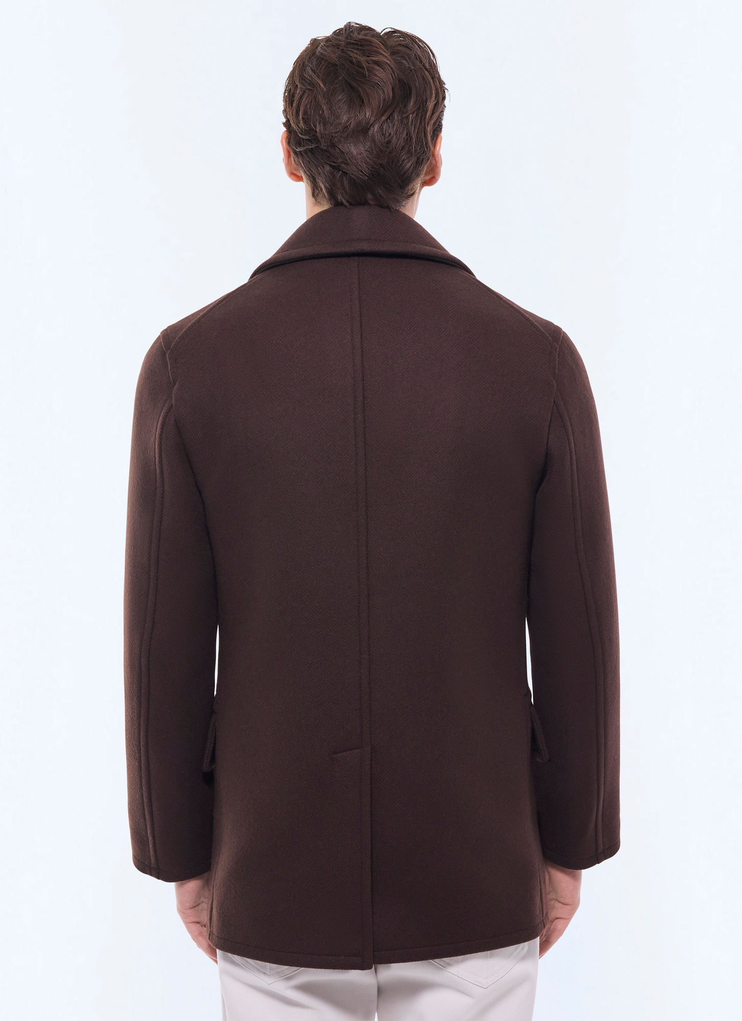 Caban homme drap de laine mélangée Fursac - M3ABAN-GM28-G018