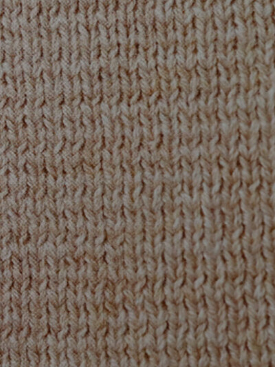 Milano stitch (wrong side)