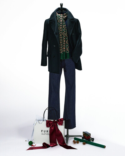 Woolen cloth pea coat