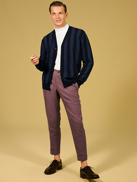 Cardigan luxe homme